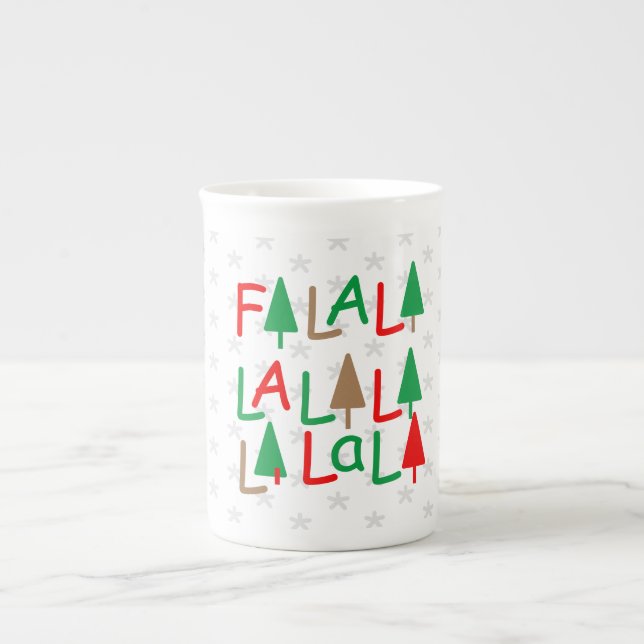 FaLaLaLaLa... Simple Red Green Specialty Mug (Front)