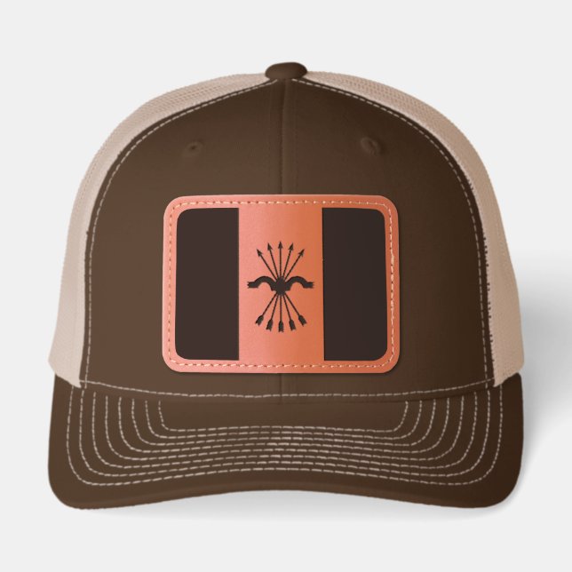 FALANGE LEATHER PATCH HAT (Front)