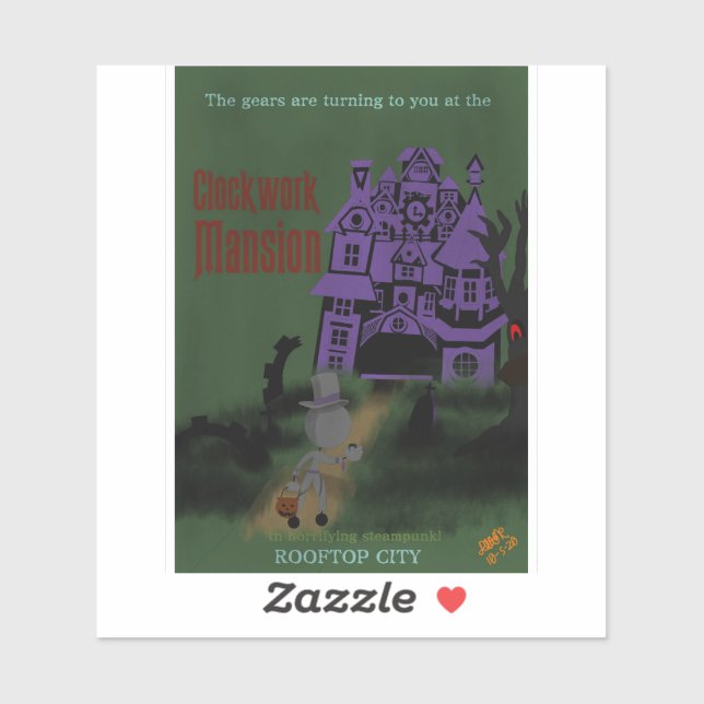Falcn halloween 2020 The Clockwork mansion Sticker (Sheet)