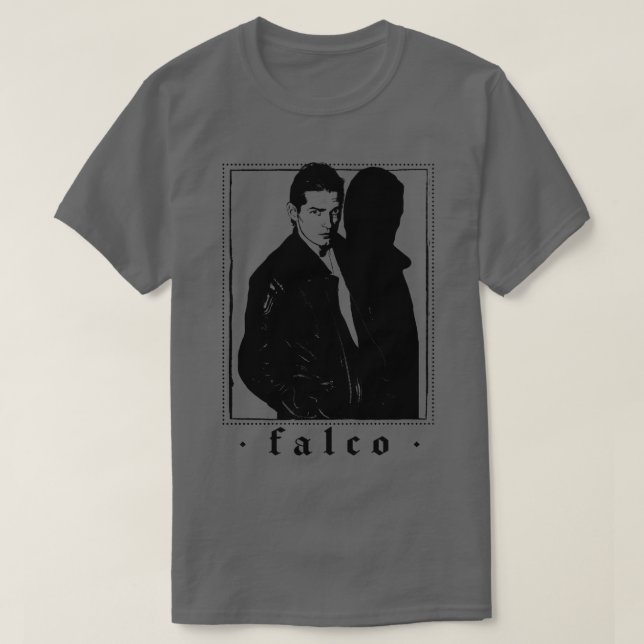 Falco 80s Retro Design T-Shirt (Design Front)