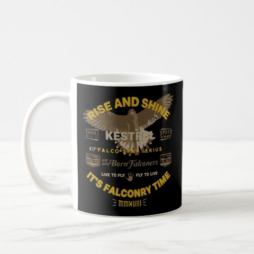 Falco Sparverius Design For The American Kestrel F Coffee Mug