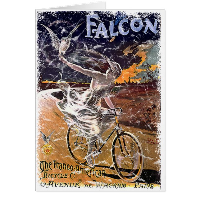 Falcon Bicycle - distressed Cards (Front)