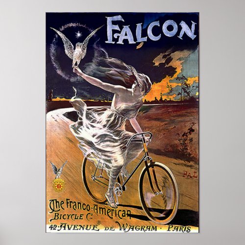Falcon Bicycle poster