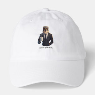 Falcon Businessman Loading Focus Coffee Hat