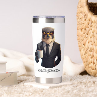 Falcon Businessman Loading Focus Coffee Insulated Tumbler