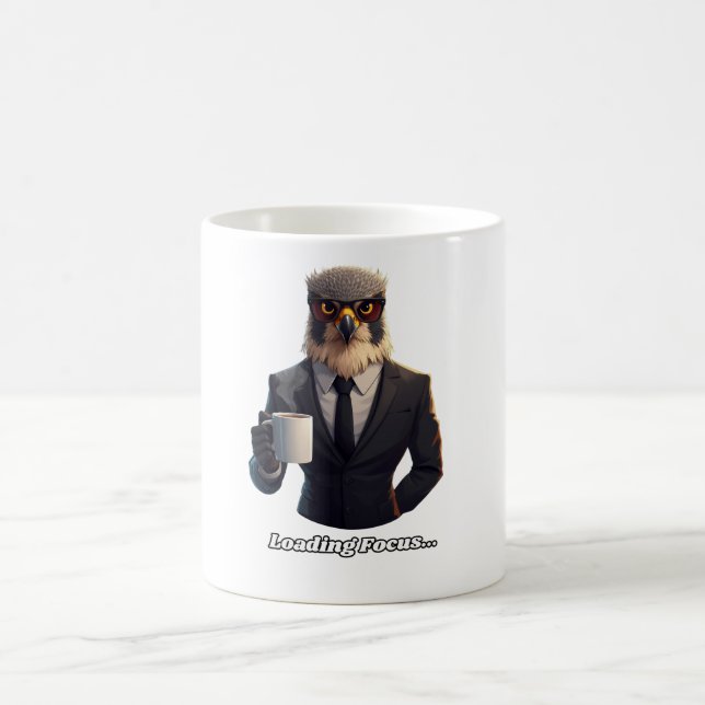 Falcon Businessman Loading Focus Coffee Mug (Center)