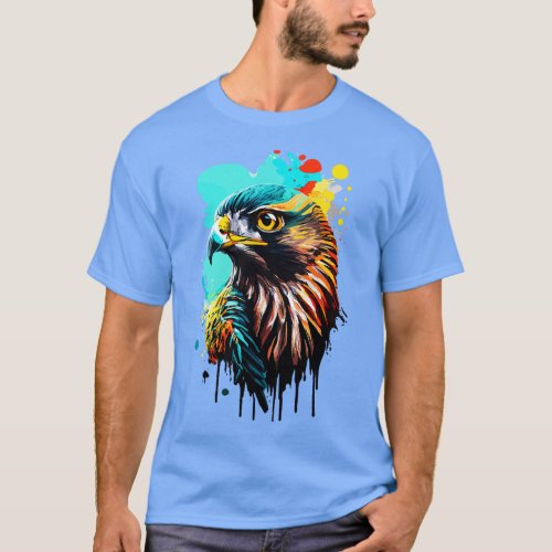 Falcon Colourful Cute Falcon Bird T_Shirt