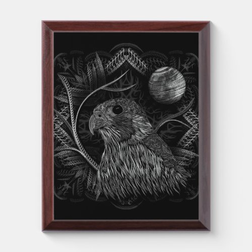 Falcon Full Moon Award Plaque