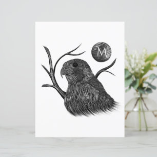 Falcon Full Moon Monogram