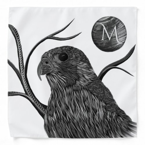 Falcon Full Moon Monogram Bandana