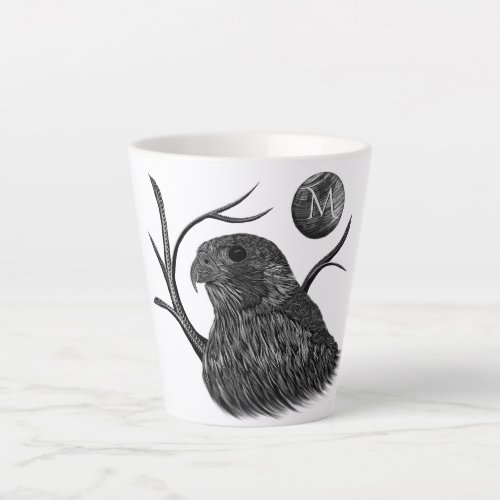 Falcon Full Moon Monogram Latte Mug