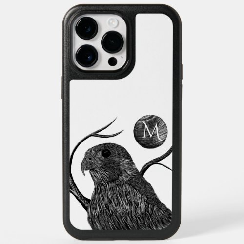 Falcon Full Moon Monogram OtterBox iPhone 14 Pro Max Case