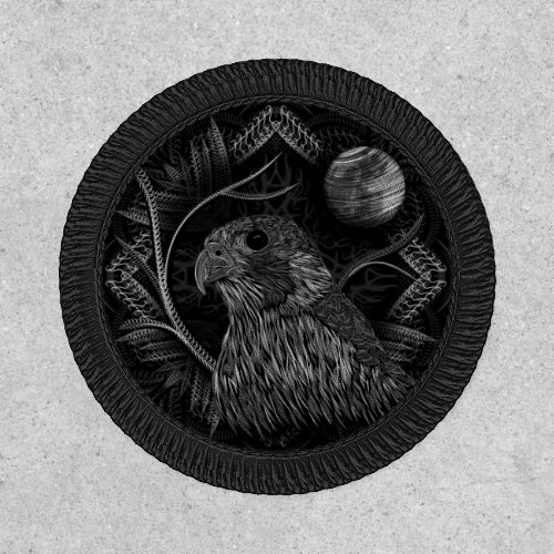 Falcon Full Moon Patch