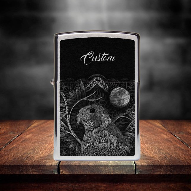 Falcon Full Moon Zippo Lighter (Creator Uploaded)