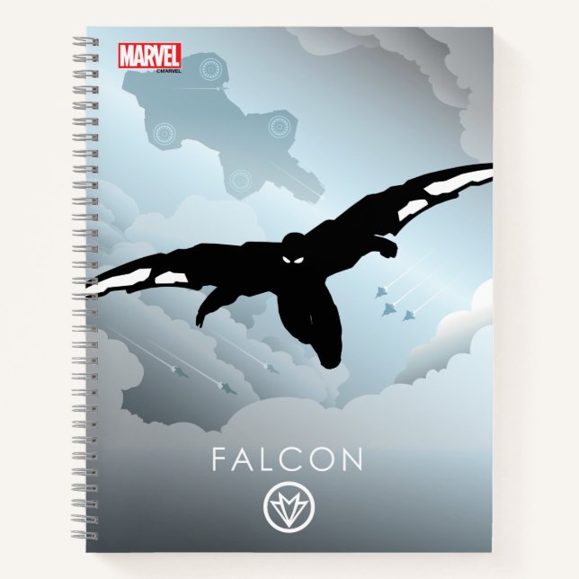 Falcon Heroic Silhouette Notebook (Front)