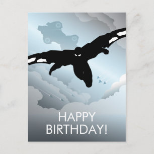 Falcon Heroic Silhouette Postcard