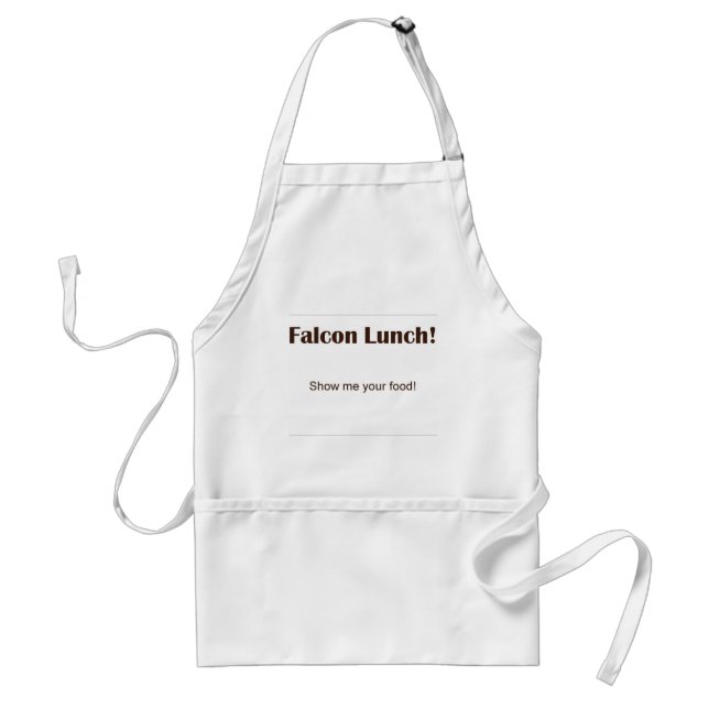 Falcon Lunch! Apron (Front)