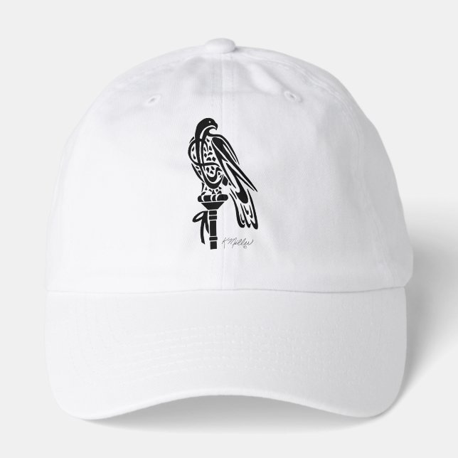 Falcon on Block Perch Hat (Front)
