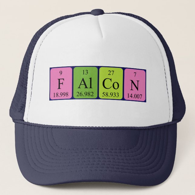 Falcon periodic table name hat (Front)