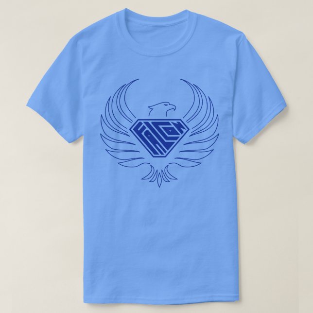 Falcon SuperEmpowered Blue T-Shirt (Design Front)