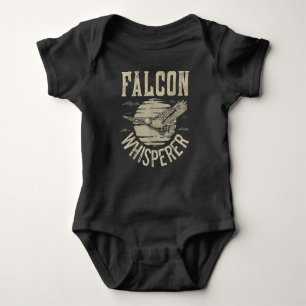 Falcon Whisperer Hunting Vintage Falconry Hunter Baby Bodysuit