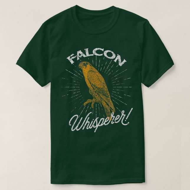 Falcon Whisperer  Love Birds Tee Falconry Hunting  (Design Front)