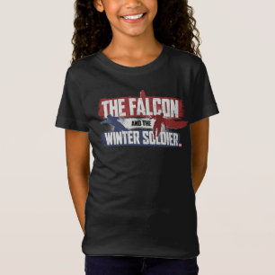Falcon & Winter Soldier Red and Blue Graphic T-Shirt