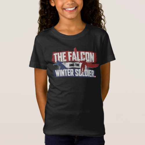 Falcon  Winter Soldier Red and Blue Graphic T_Shirt