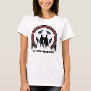 Falcon & Winter Soldier Shield Silhouettes T-Shirt