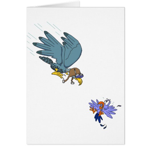 Falcon with goggles cards (Front)