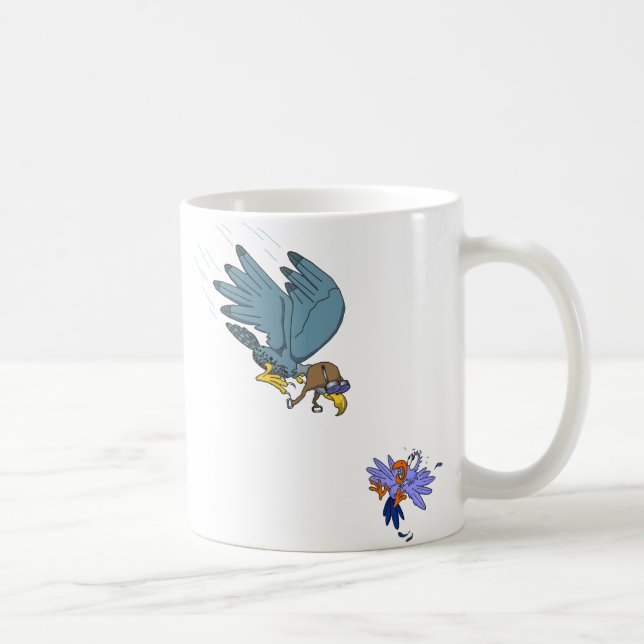 Falcon with goggles coffee mug (Right)