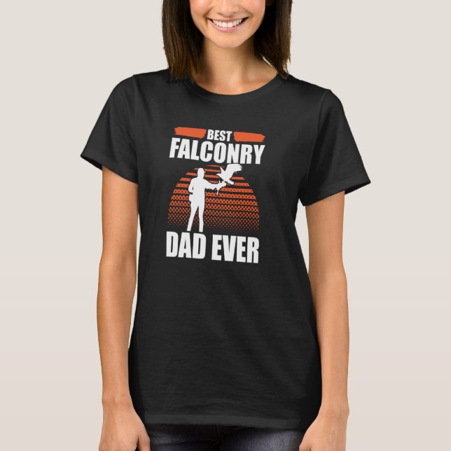 Falconer Falcon Hunter Falconer Tracker Duck Hunte T-Shirt (Front)