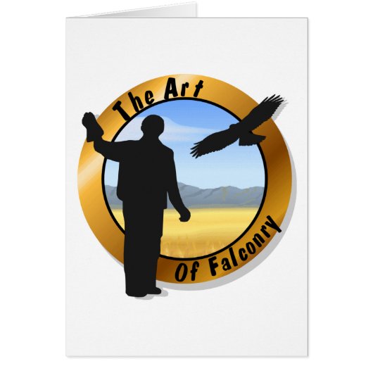 Falconer Medallion Round Card (Front)