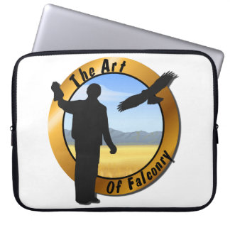 Falconer Medallion Round Laptop Sleeve