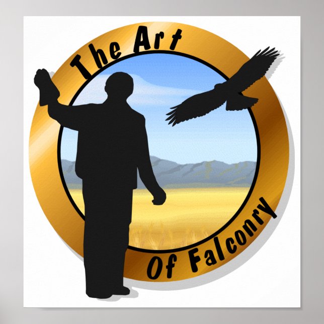 Falconer Medallion Round Poster (Front)