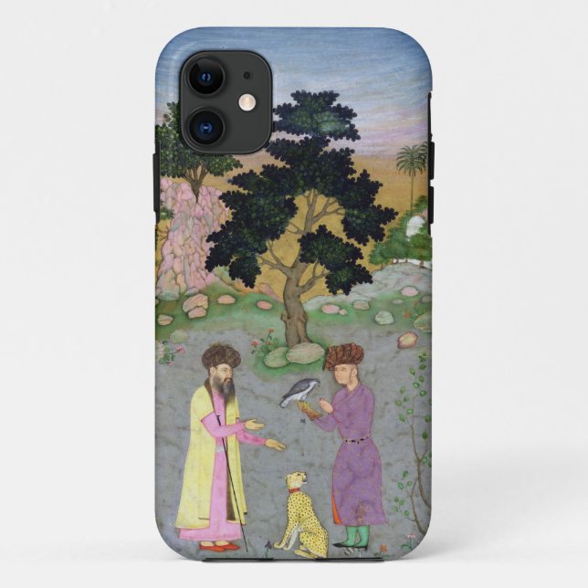 Falconer with companion and pet cheetah, from the Case-Mate iPhone case (Back)