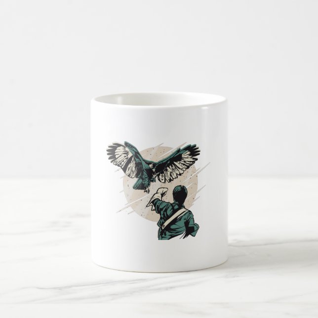 Falconry Coffee Mug (Center)
