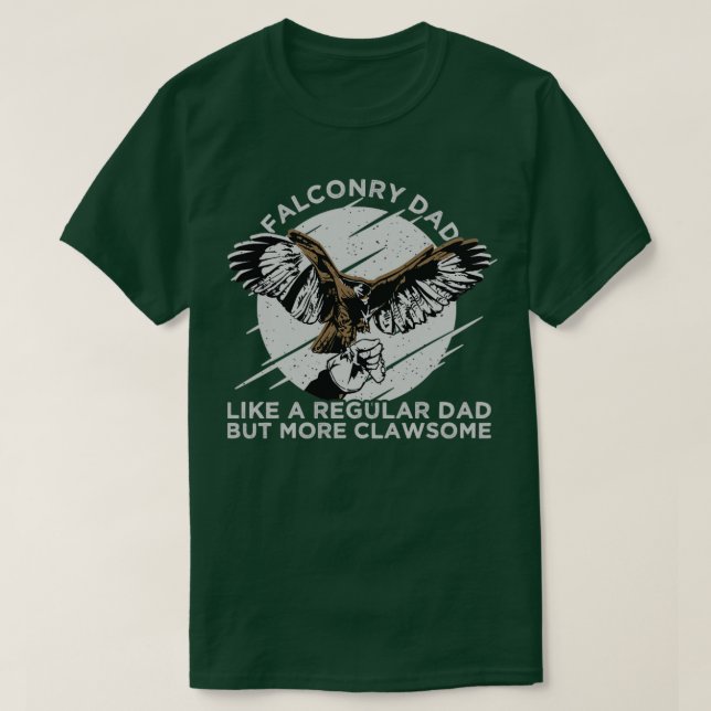 Falconry Dad T-Shirt (Design Front)