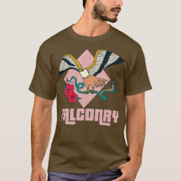 Falconry Eagle and Prey Bird love Falcon Birds Haw T-Shirt