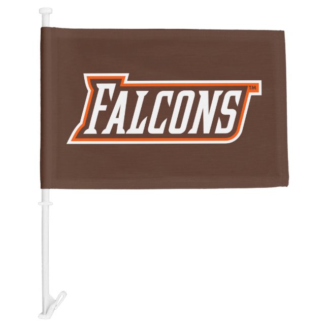 Falcons Logo Car Flag (Front)