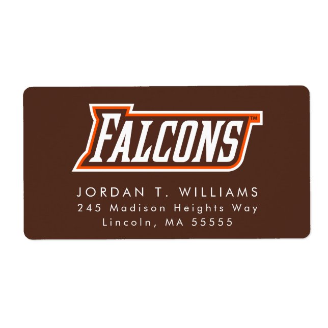 Falcons Logo Label (Front)