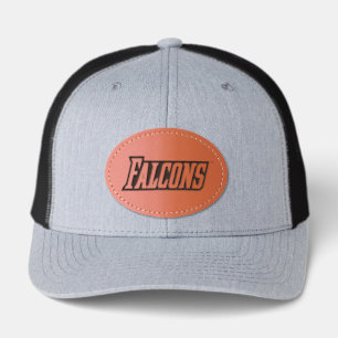 Falcons Logo Leather Patch Hat