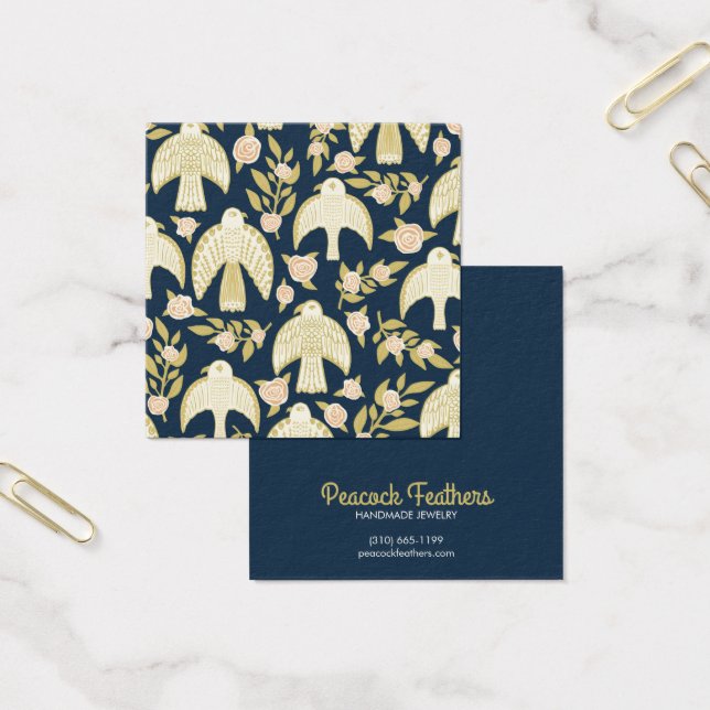 Falcons & Roses Earring Necklace Jewelry Display (Office)