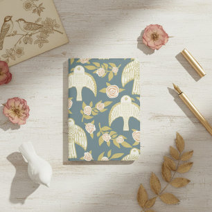 Falcons & Roses Elegant Boho Passport Holder