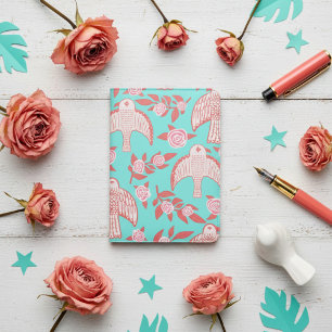 Falcons & Roses Elegant Boho Passport Holder