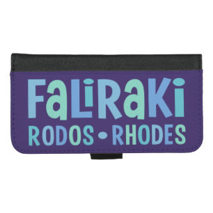 Faliraki Rhodes custom phone wallets