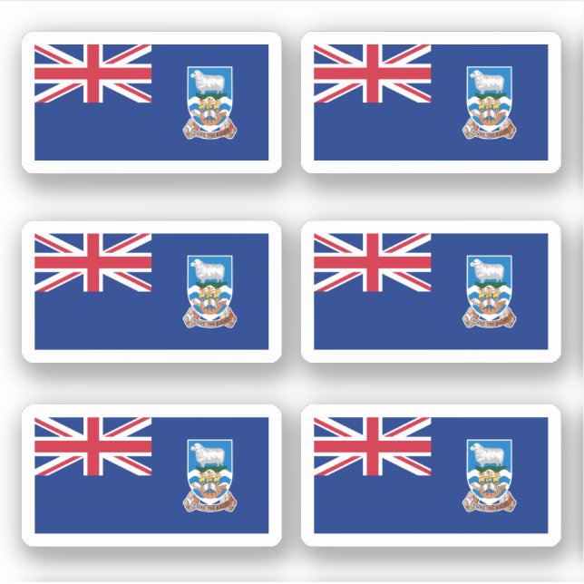 Falkland Islander flag Sticker (Front)