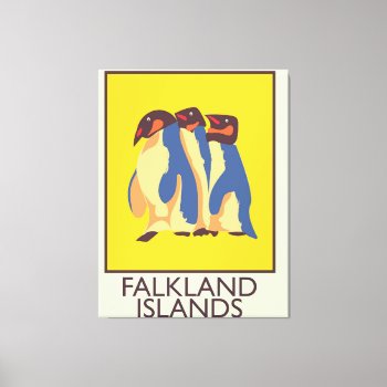 Falkland Islands Canvas Print by bartonleclaydesign at Zazzle