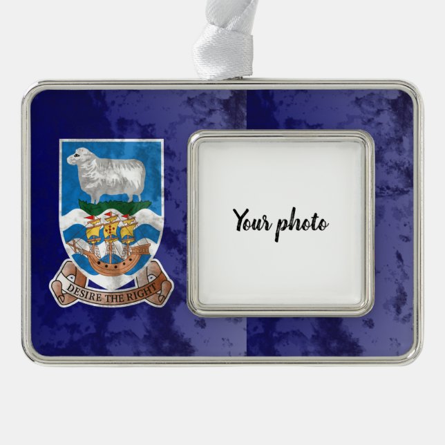 Falkland Islands Christmas Ornament (Front)