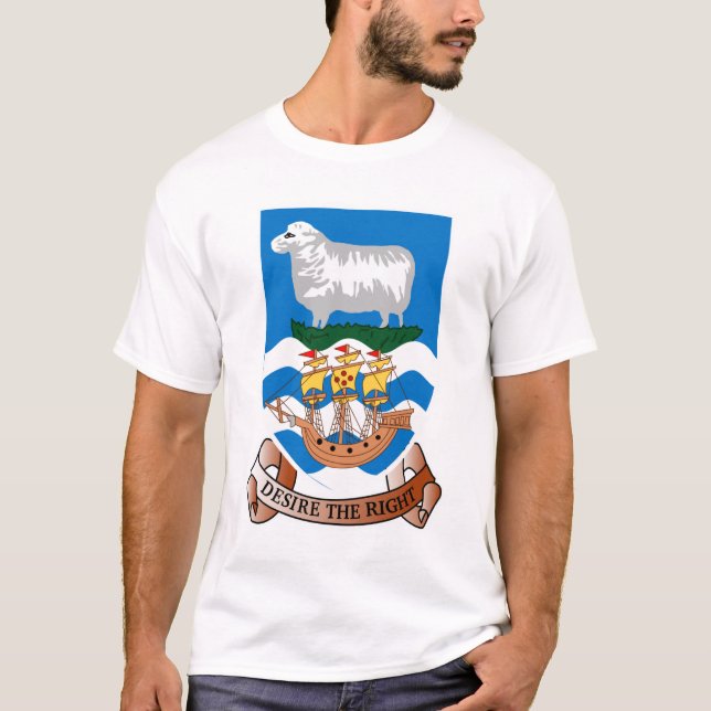 Falkland Islands coat of arms T-Shirt (Front)
